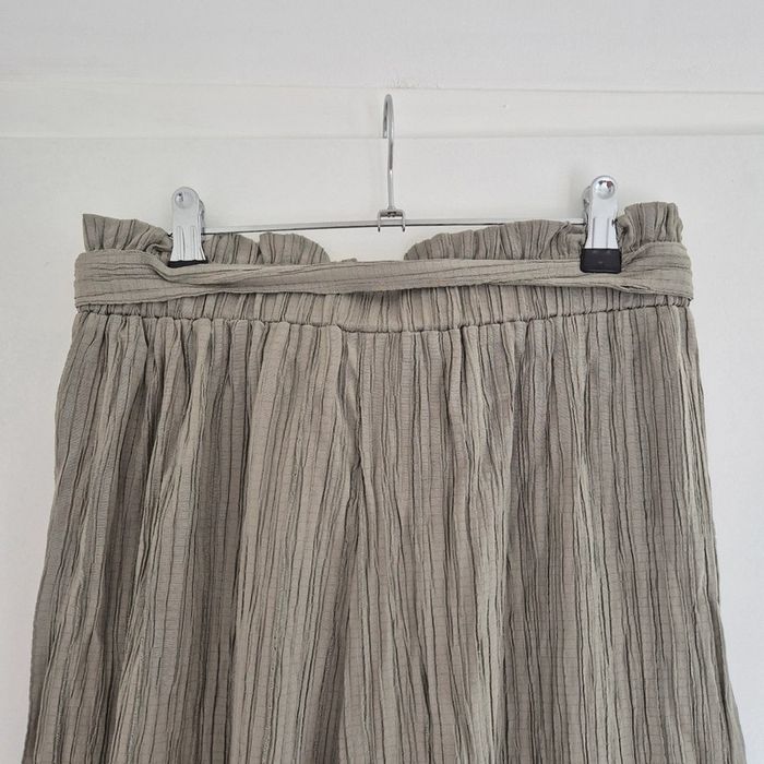 Pantalon ample a jambe large vert d'eau - Shein - Taille L : 40 - 42 - photo numéro 7