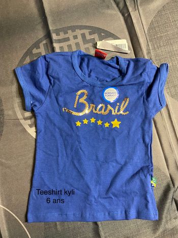 Tee shirt kyli 6 ans