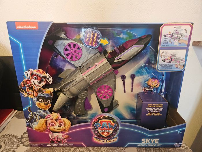 paw patrol skye mighty movie jet