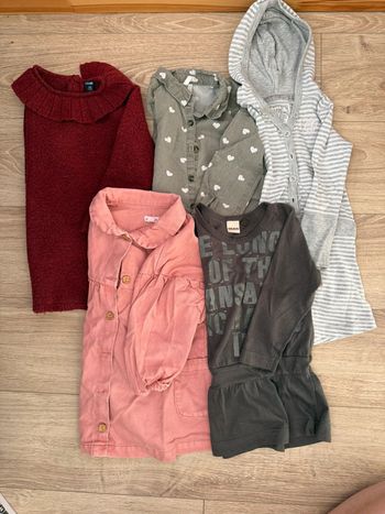 Lot de 6 Robes à manches longues 24 mois / 2 ans