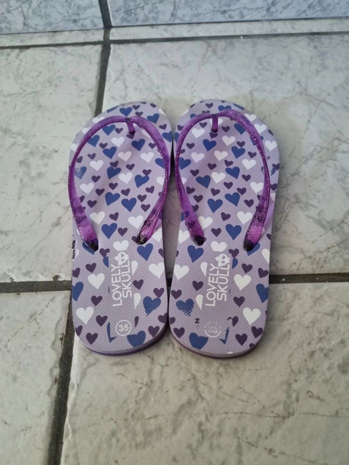 Tongs violette - photo numéro 4