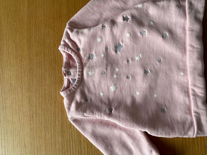 Sweat Petit bateau rose 12 mois - photo numéro 3