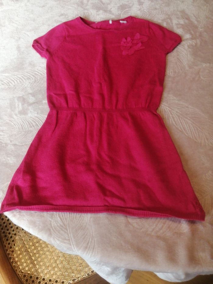 Robe tunique rose foncé
