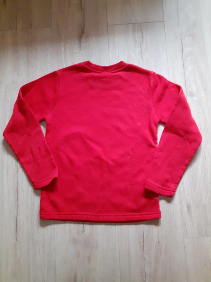 Sweatshirt rouge - 10 ans - photo numéro 2