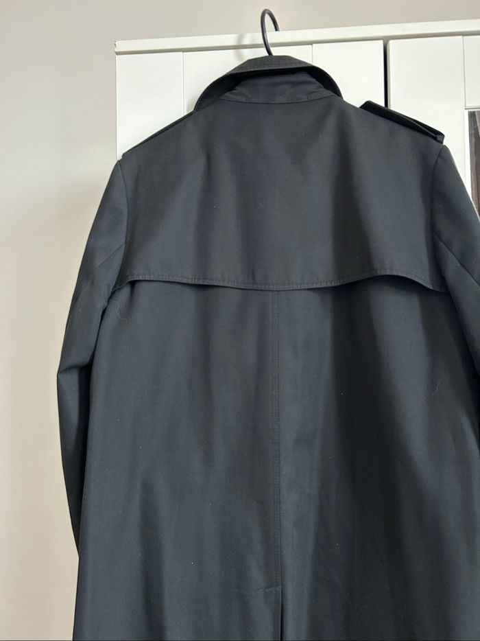 Trench / Caban noir uni Homme Bartson’s Taille L - photo numéro 7