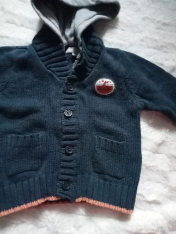 Gilet en laine bébé garçon 6 mois grain du blé