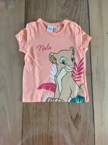 Tee-shirt orange 6 mois – DisneyBaby – Nala
