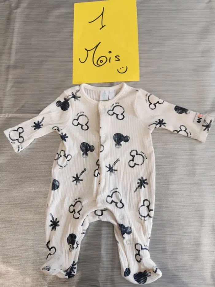 Pyjama 1 mois Mickey