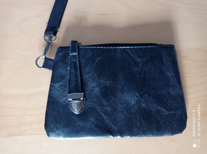 Lot 4 articles maroquinerie sac à main cuir noir, NEUF - photo numéro 7