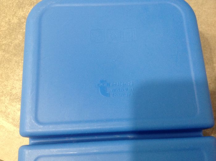 Lunch box / Boîte à repas bleue - photo numéro 4