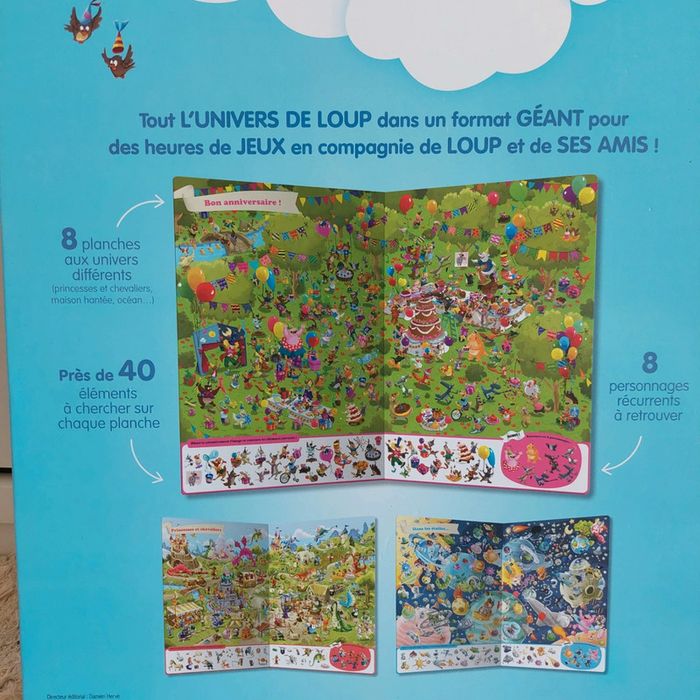 Livre géant Cherche et trouve
le loup - photo numéro 2
