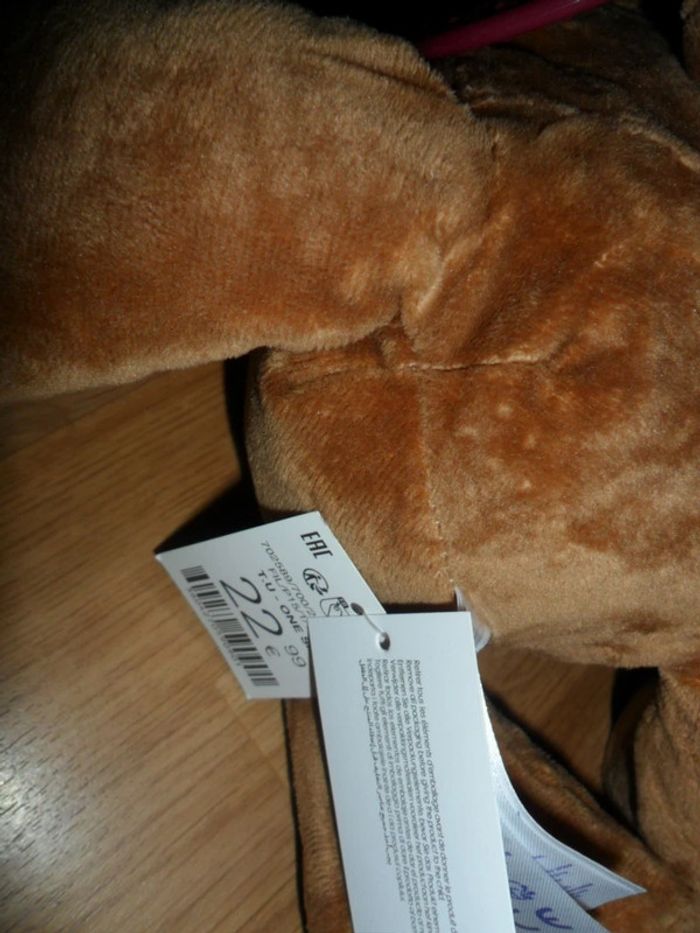 peluche :Doudou écureuil, Oxybul, neuf étiquette - photo numéro 2