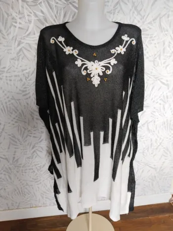🚨 Promo 🚨 Sublime blouse pull fin femme TU 46 48 50 52 54
