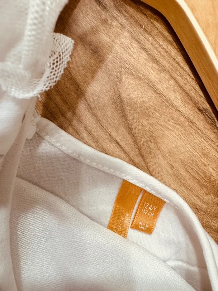 Taille 12 ans Robe longue cérémonie fille Orchestra blanche * tulle * 🌺 - photo numéro 5