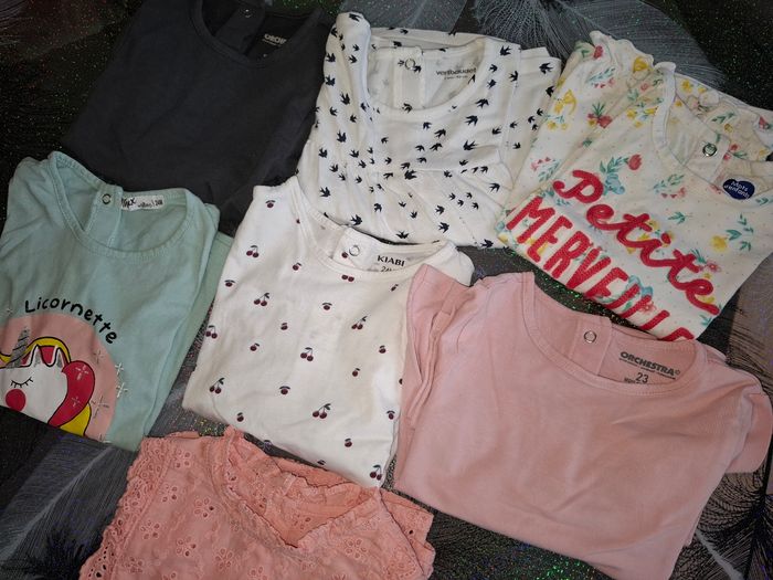 Lot 7 tee shirts manches longues - photo numéro 2