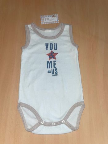 Body Absorba 12 mois sans manches