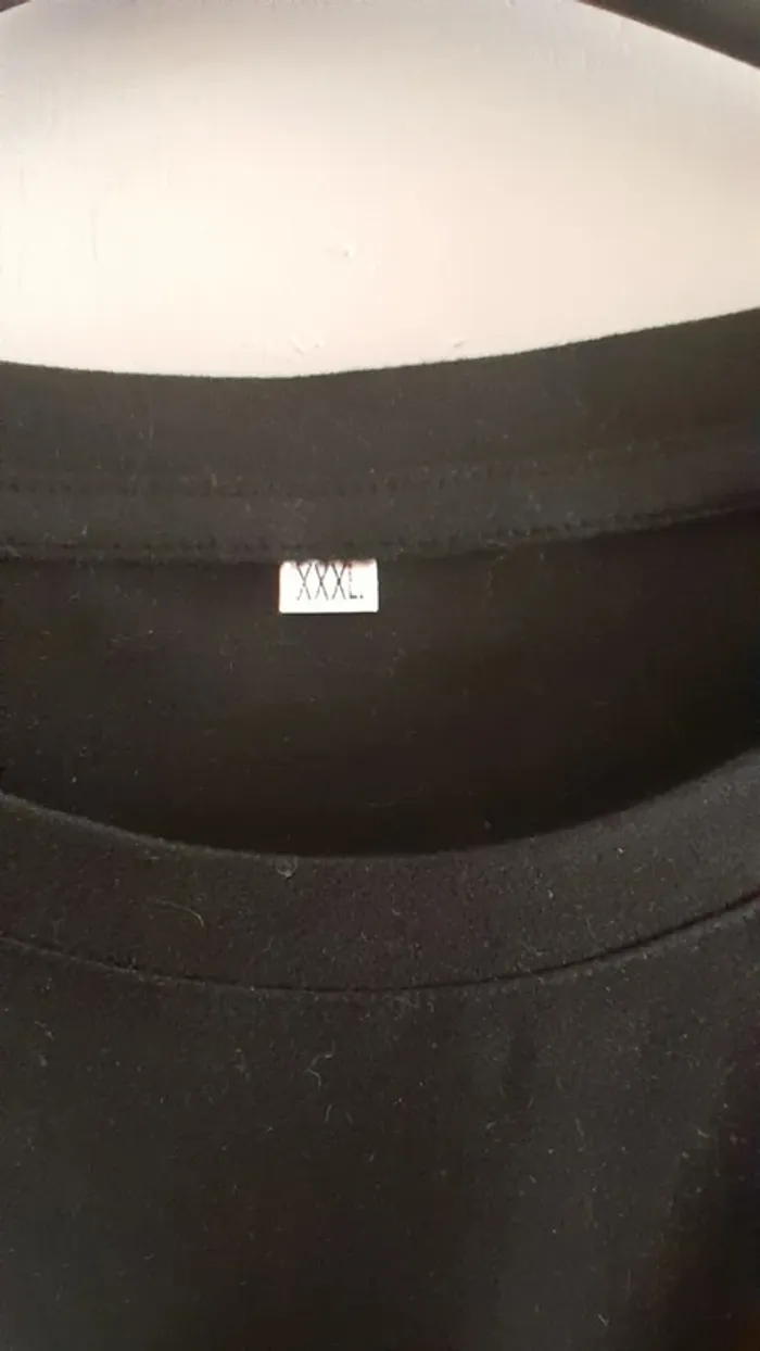 Tee-shirt homme noir imprimé, taille 3XL - photo numéro 3