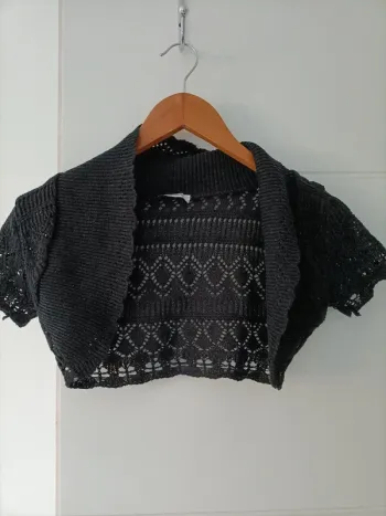 Boléro noir pailleté