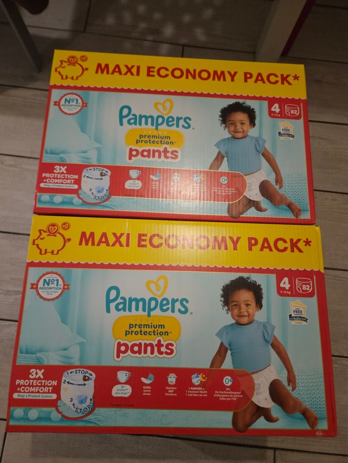 Pampers prenium protection taille 4 pants