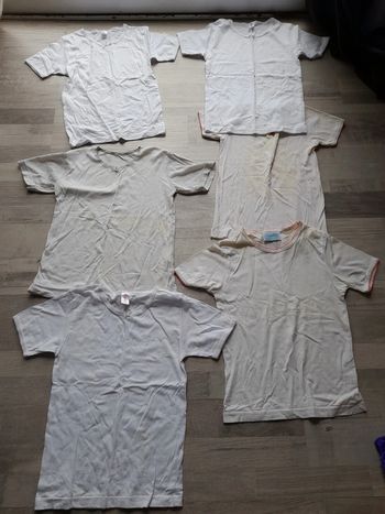 Lot 6 tee shirts de corps