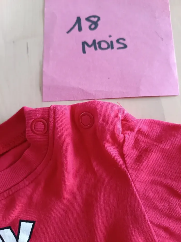 Ensemble mickey salopette t-shirt 12/18mois - photo numéro 10