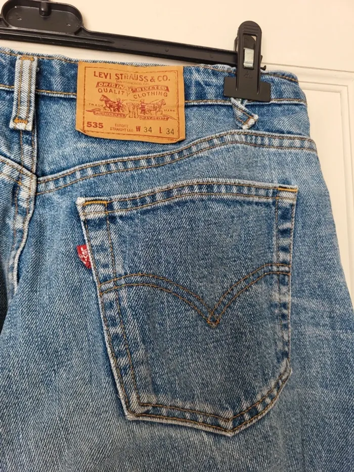 Jean Levi's vintage 535 - 100% coton Made in Canada - photo numéro 8