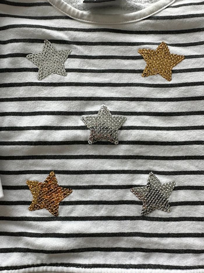 Pull rayé 6 mois - photo numéro 2