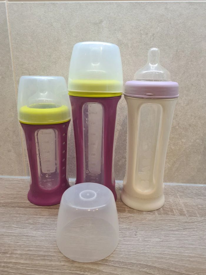 3 biberons beaba
