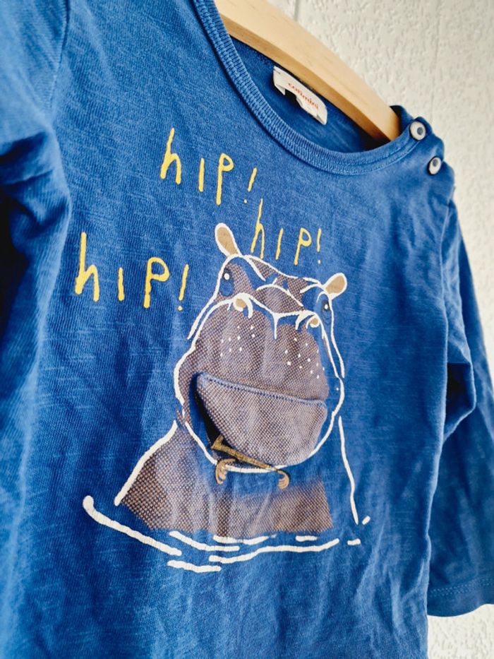 Catimini - Tee-shirt manches longues - Hippopotame 🦛 - photo numéro 3