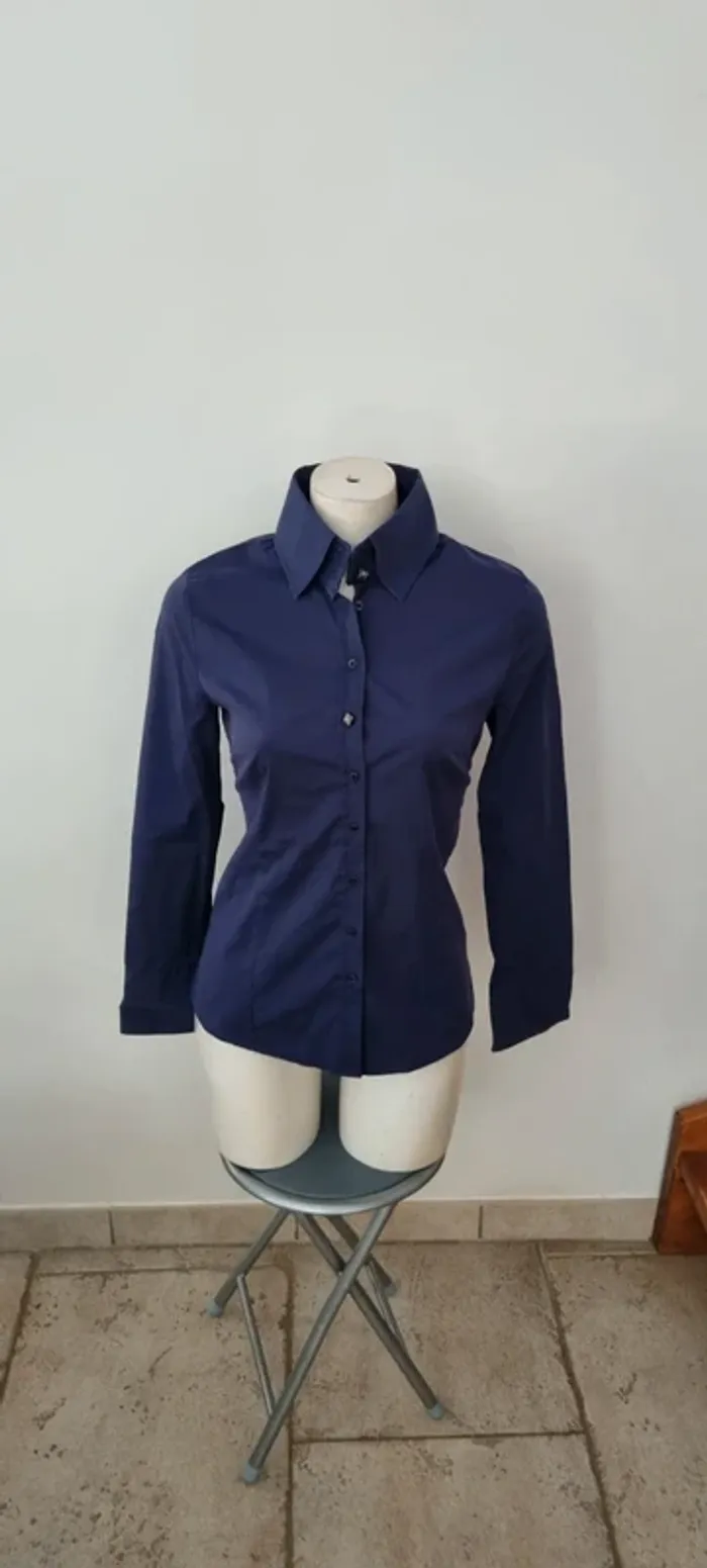 Chemise pinko bleu marine 38