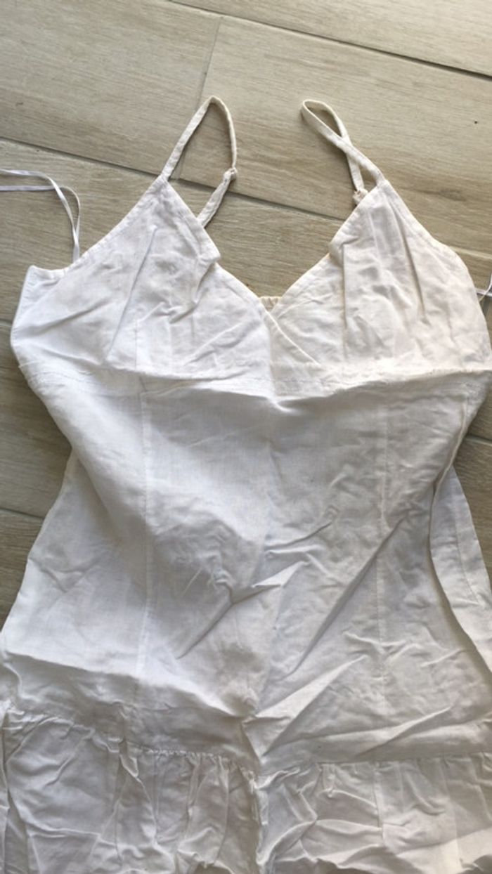 Robe à bretelle en lin - photo numéro 3