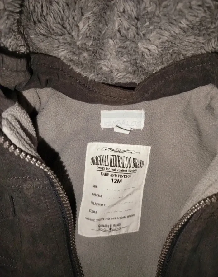 Manteau kimbaloo 12 mois - photo numéro 2