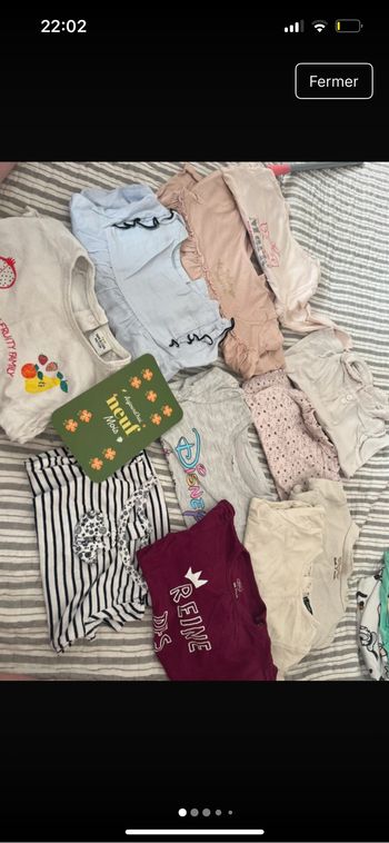 Lot tee shirt 9 mois 🎽