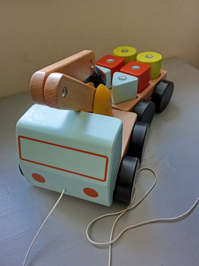 Camion et grue en bois - photo numéro 6