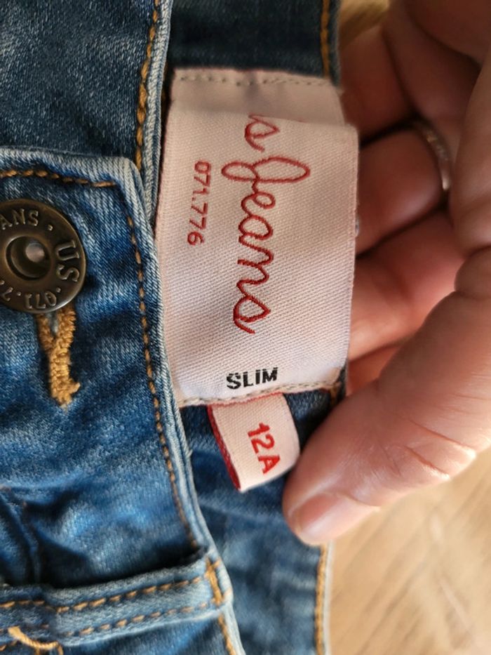 Short en jeans taille 12ans - photo numéro 6