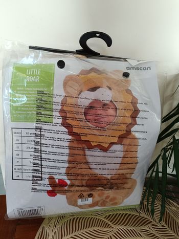 Déguisement  2/3 ans  Petit Lion