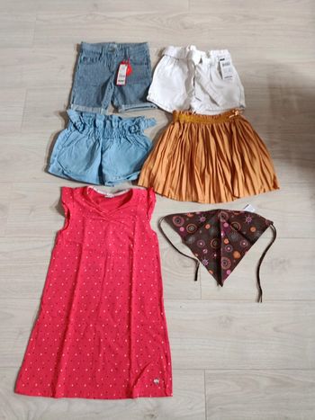 Lot d'été fille taille 7 ans