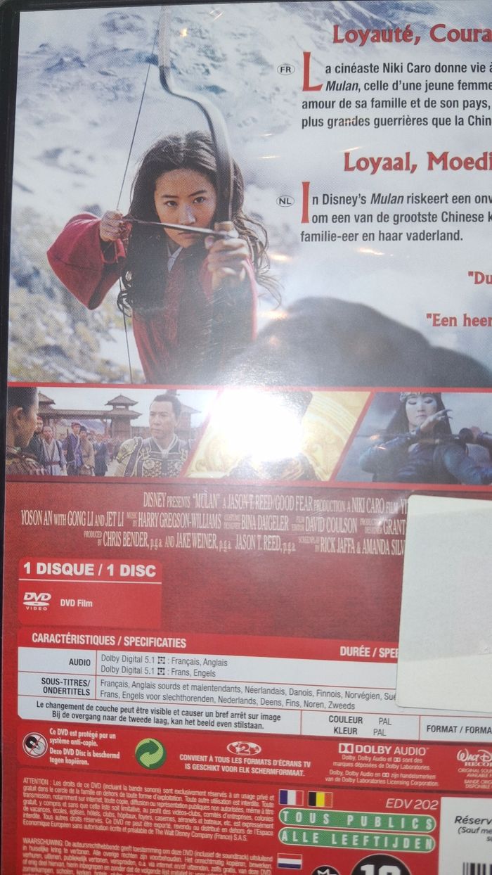 Dvd mulan film live action - photo numéro 3