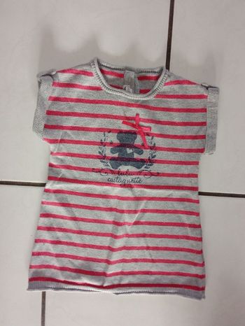 Tunique fille 6 mois 67 cm Lulu Castagnette