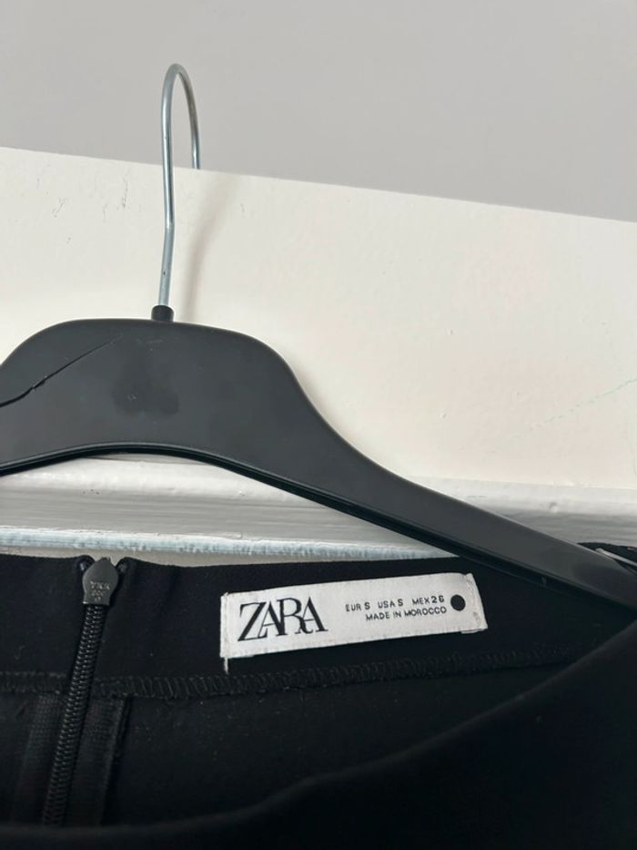 tunique noir femme zara s - photo numéro 6