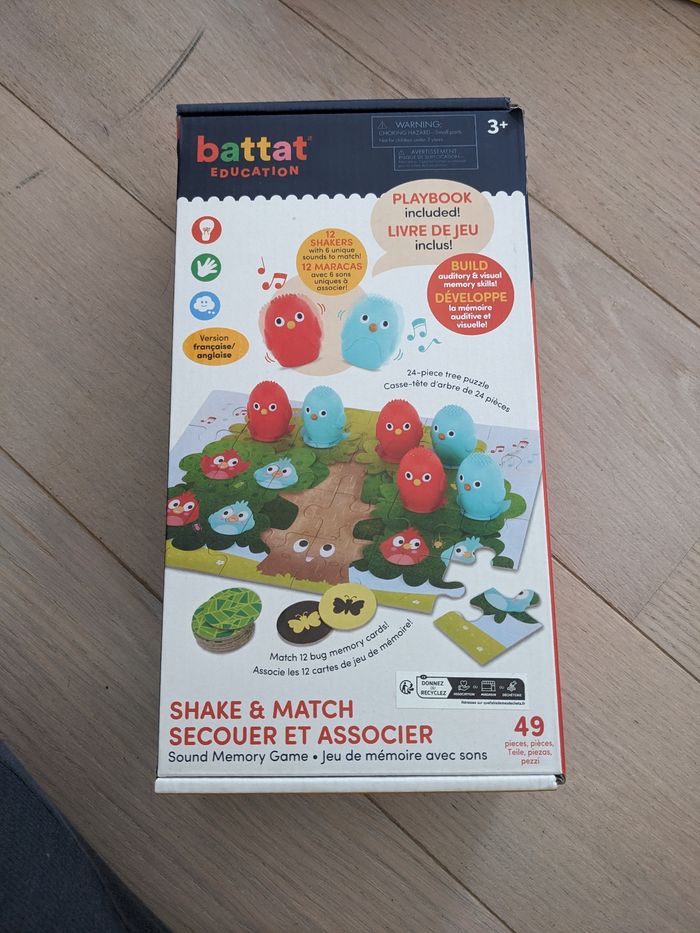 Battat eduction oiseaux sons, formes, puzzles - photo numéro 1