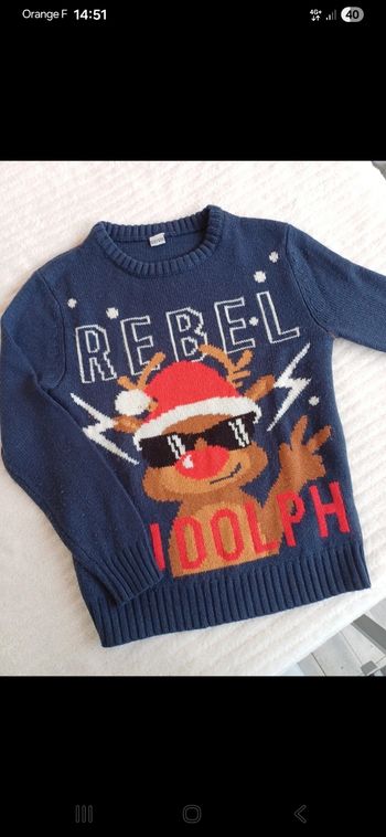 Pull garçon taille 7 ans