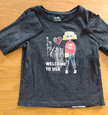 Tee shirt manches longues 5 ans Kiabi