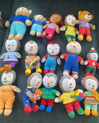 Peluches T'choupi doudou jemini ajena t'choupi 