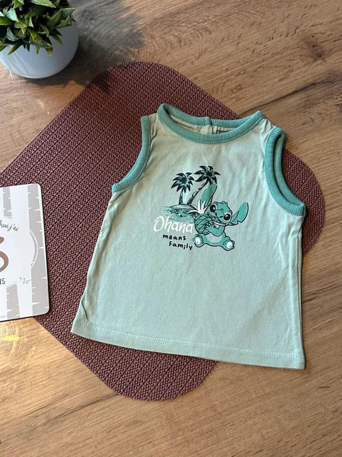 Débardeur Stitch Disney 56cm / 62cm - photo numéro 2