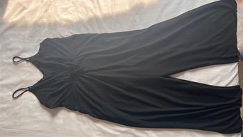 Combinaison noir à bretelles