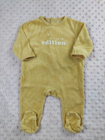 Grenouillère jaune limited édition 