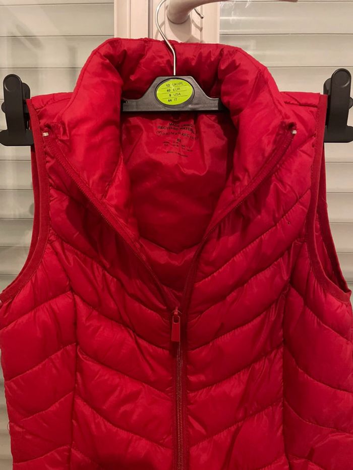 Doudoune sans manche rouge - photo numéro 4