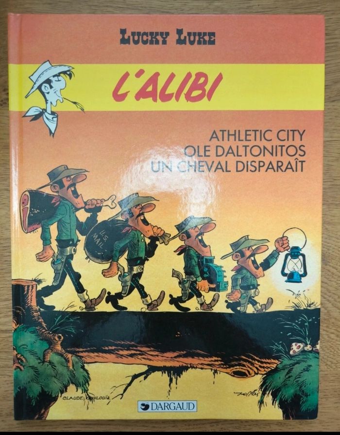 lucky Luke alibi EO+ lucky Luke amnésie des dalton EO+ Marshal Blueberry EO+ la piste des sioux 1972 - photo numéro 2