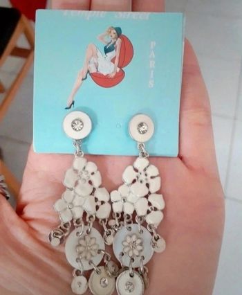 Boucles d oreilles nacrées